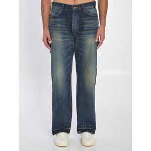 CELINE Distressed Denim Jeans Men DENIM Pants